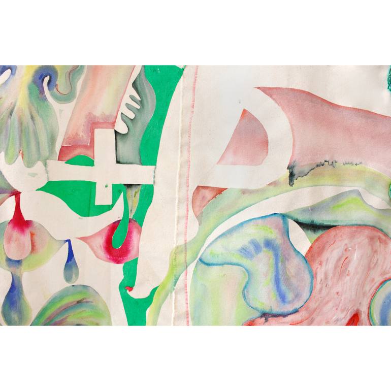Original Abstract Women Painting by Heloise Delegue