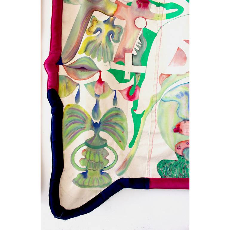 Original Abstract Women Painting by Heloise Delegue