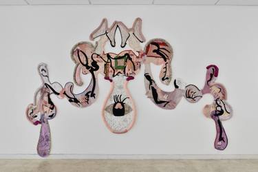 Original Abstract Expressionism Abstract Mixed Media by Heloise Delegue