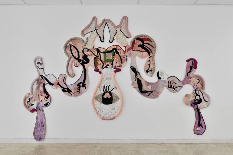 Original Abstract Expressionism Abstract Mixed Media by Heloise Delegue