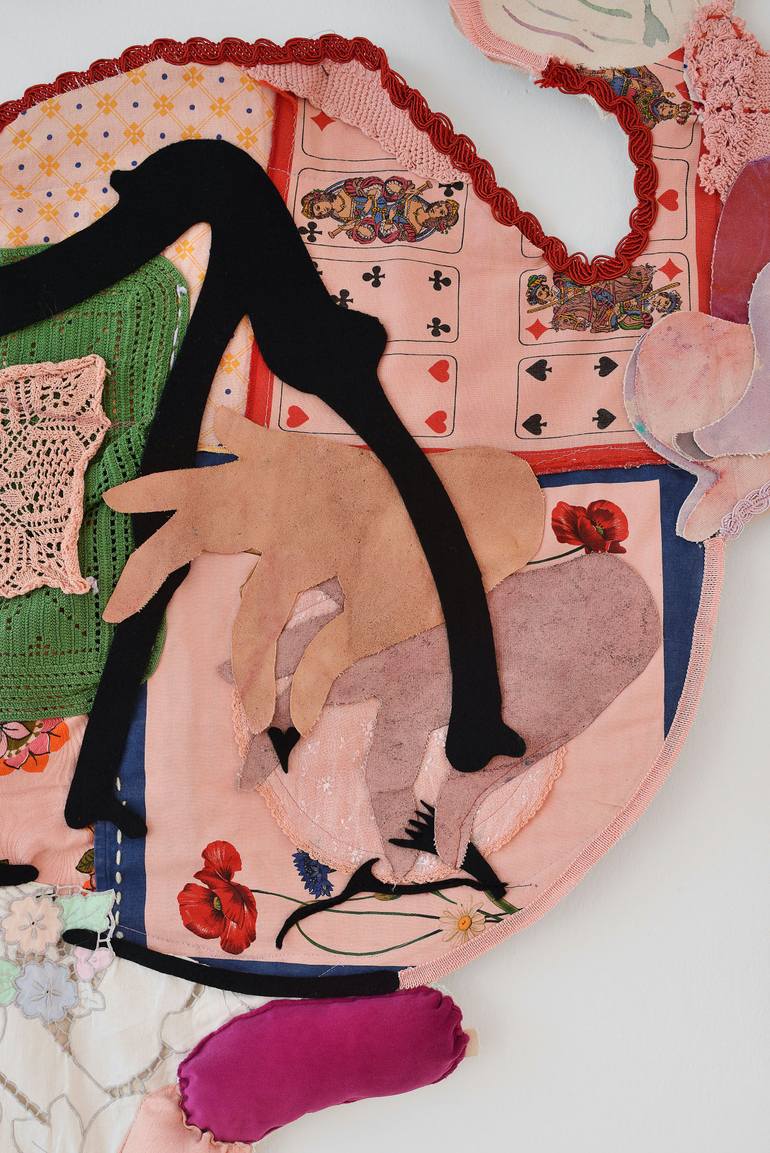 Original Abstract Expressionism Abstract Mixed Media by Heloise Delegue