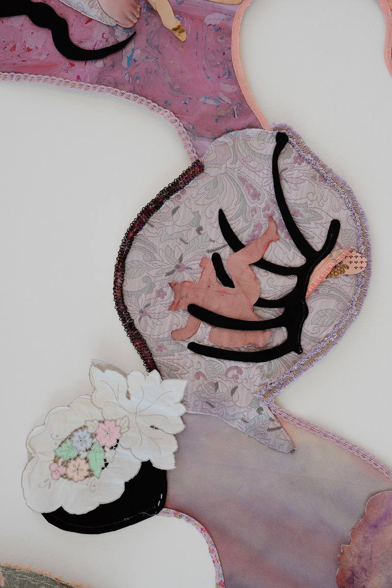 Original Abstract Expressionism Abstract Mixed Media by Heloise Delegue