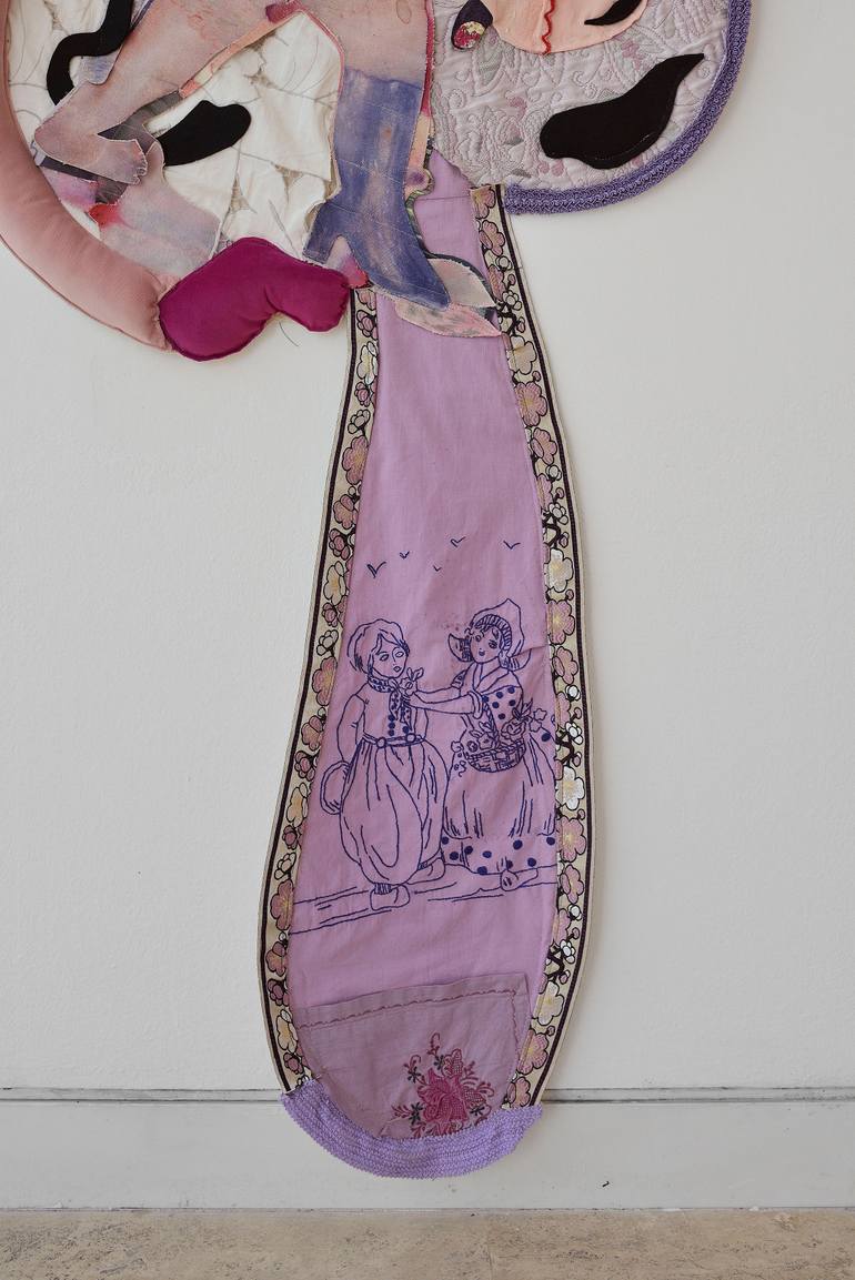 Original Abstract Expressionism Abstract Mixed Media by Heloise Delegue