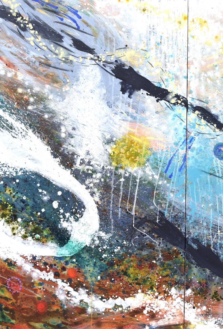 Original Abstract Expressionism Abstract Painting by Stephen Yates