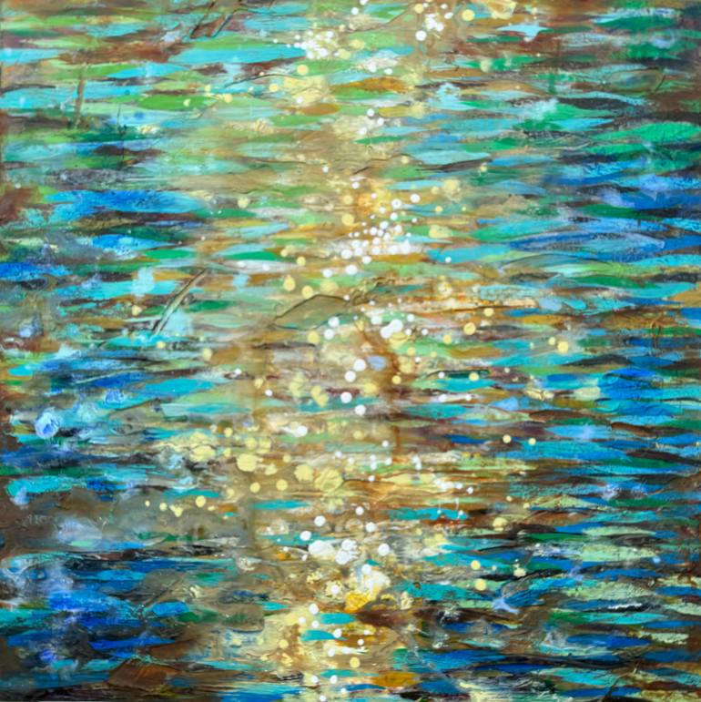Original Abstract Expressionism Abstract Painting by Stephen Yates