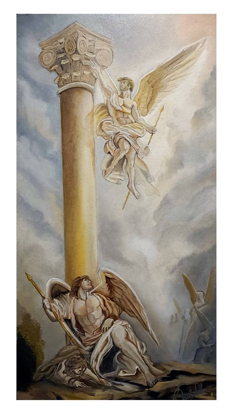 Original Baroque Religion Paintings by José Antonio Apipilhuasco Ramírez