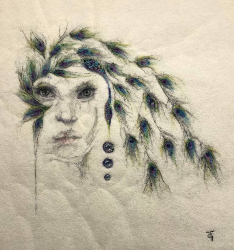 Print of Surrealism Fantasy Mixed Media by Therese Groeneweg