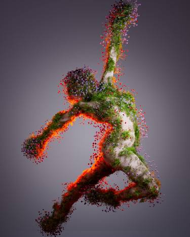 Original Abstract Expressionism Abstract Digital by Michele Petruzzelli