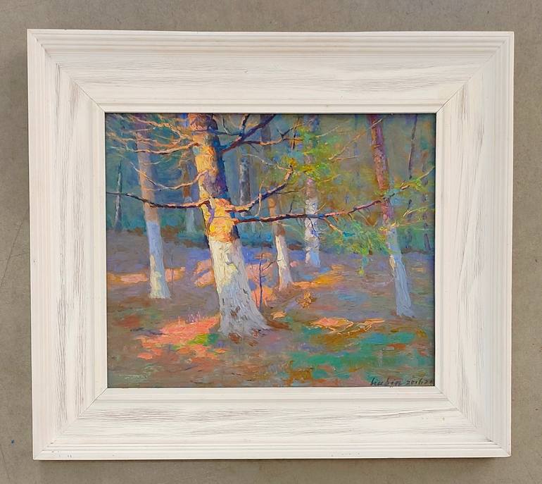 Original Expressionism Landscape Painting by Bin Liu