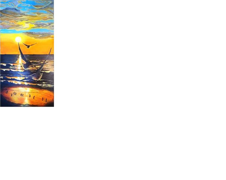 Original Realism Animal Painting by Kenny Mcclellan