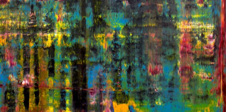 Original Painterly Abstraction Abstract Painting by Andreas Pospischil