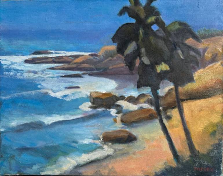 Original Impressionism Beach Paintings by George Tapley