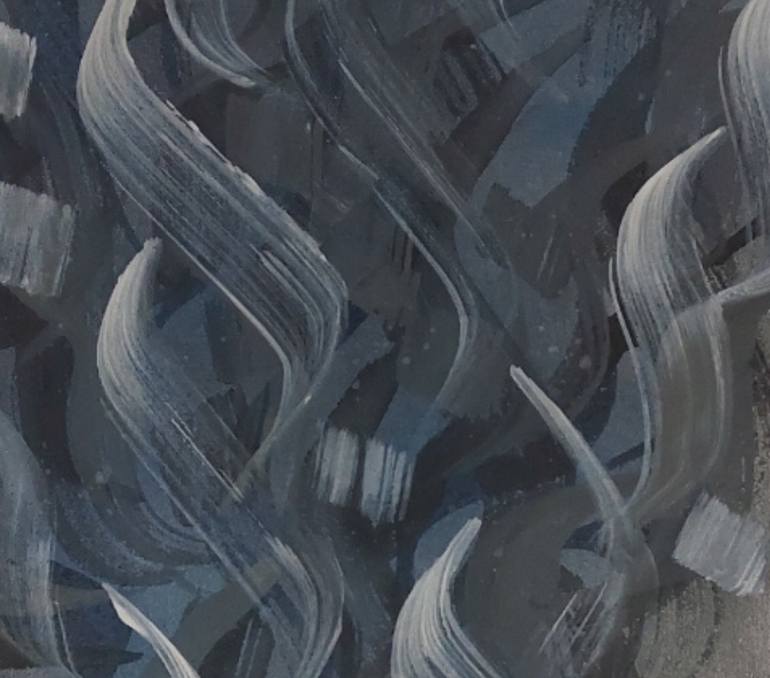 Original Abstract Expressionism Abstract Painting by Rowl Art