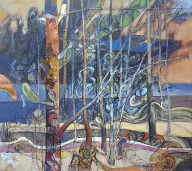 Original Expressionism Landscape Paintings by sorin dumitrescu mihaesti