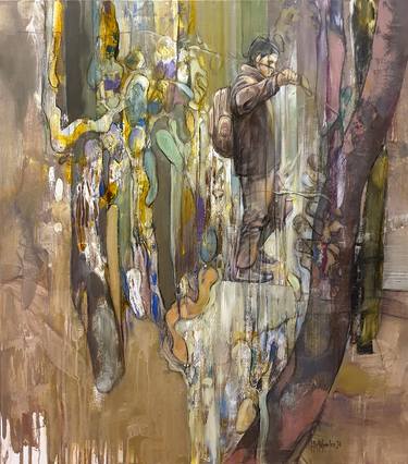 Print of Expressionism People Paintings by sorin dumitrescu mihaesti