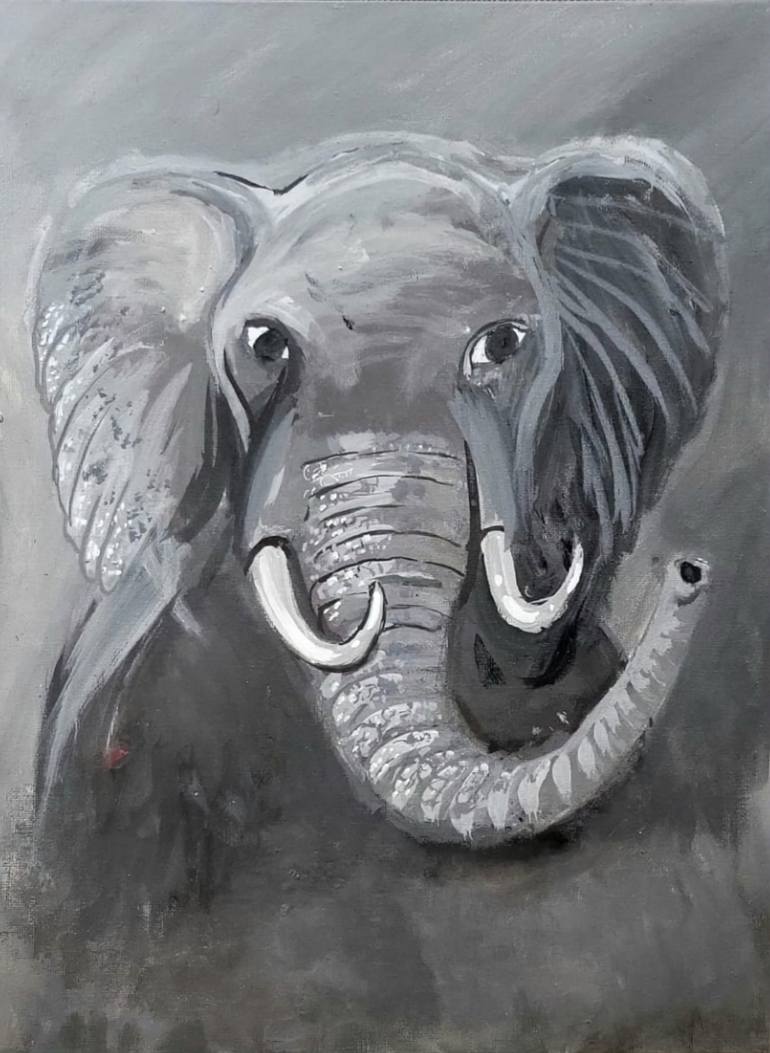 Print of Contemporary Animal Paintings by Tudose Cristian