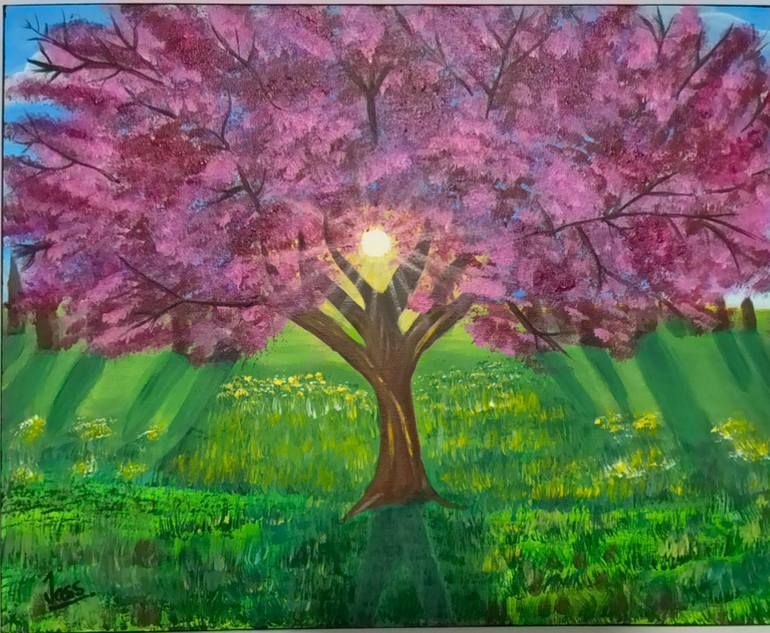 Original Color Field Painting Landscape Paintings by Jaspreet Kaur
