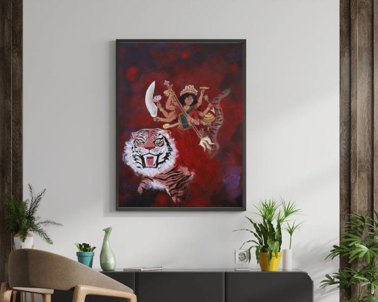 Original Contemporary Religion Painting by Tejal Thakur