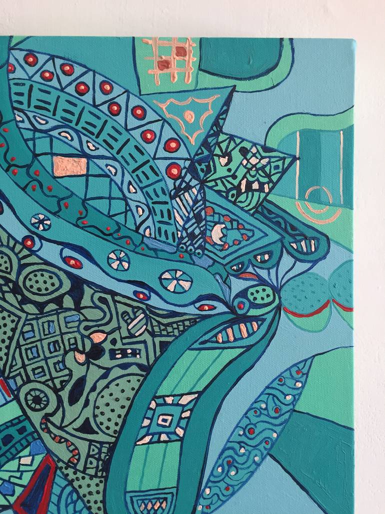 Original Abstract Painting by Antonino La Vela