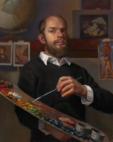 Self-Portrait With Palette thumb