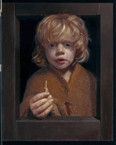 Original Realism Children Paintings by Stephen Cefalo
