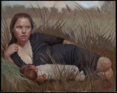 Original Realism Nude Paintings by Stephen Cefalo