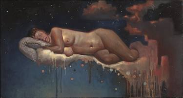 Original Surrealism Nude Paintings by Stephen Cefalo
