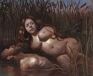 Original Realism Nude Paintings by Stephen Cefalo