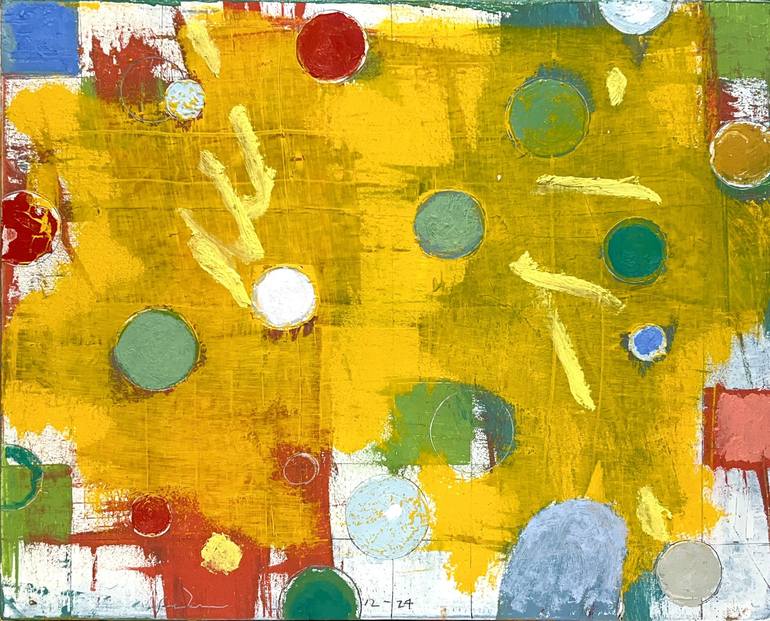 Original Contemporary Abstract Painting by Larry Graeber