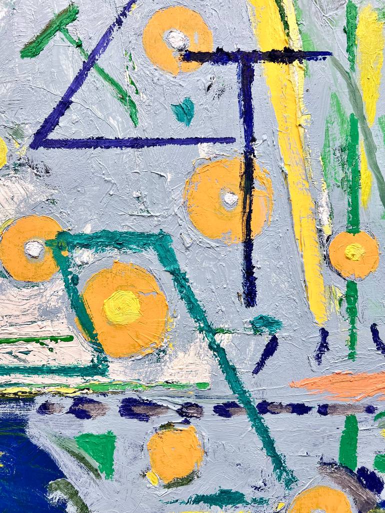 Original Impressionism Abstract Painting by Larry Graeber