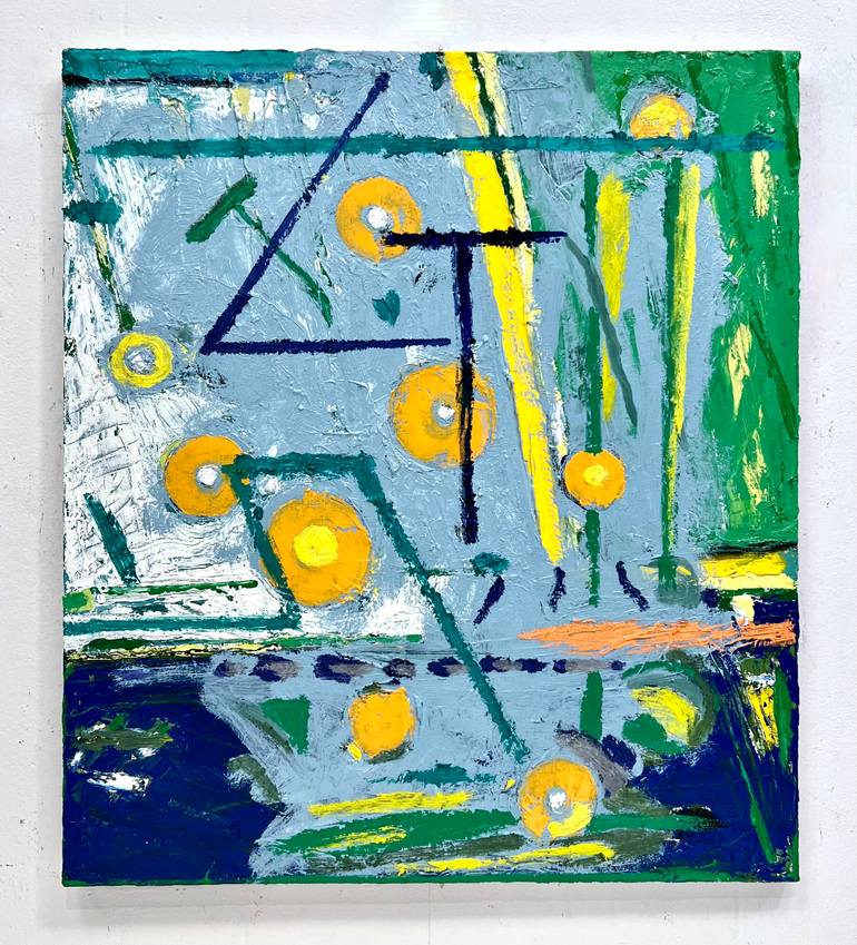 Original Impressionism Abstract Painting by Larry Graeber