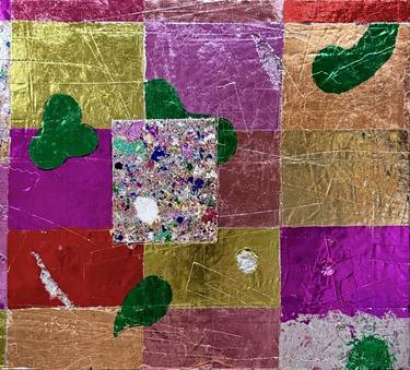 Original Abstract Nature Collage by Larry Graeber