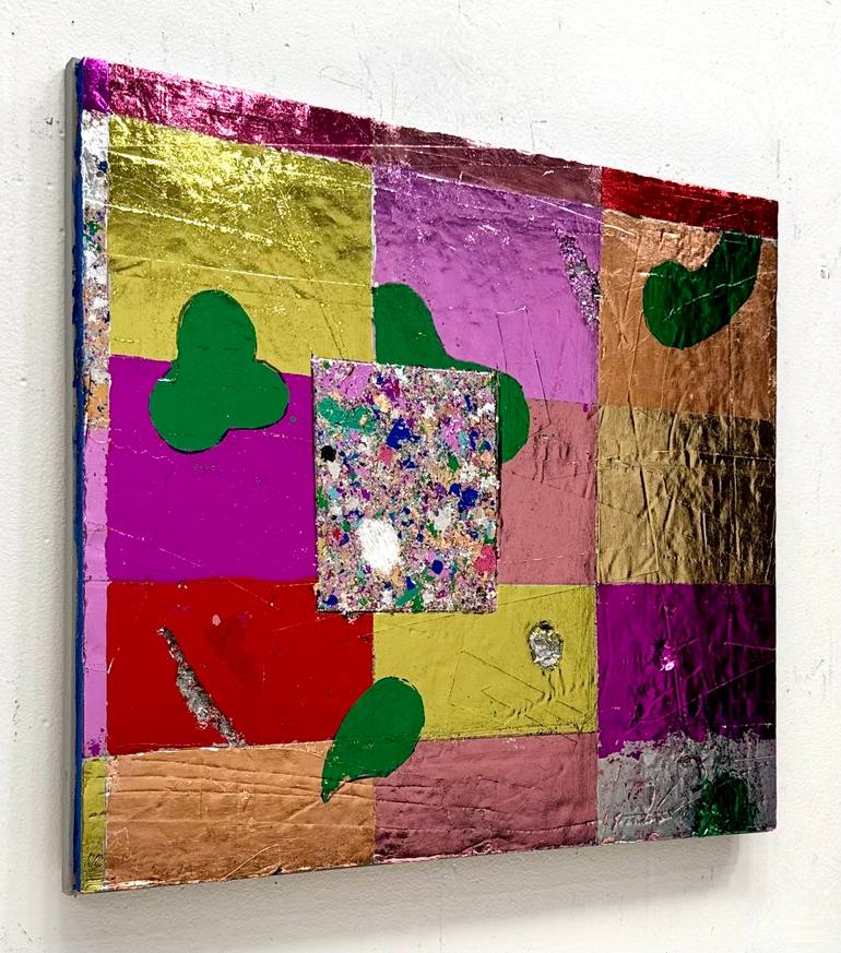 Original Abstract Nature Collage by Larry Graeber