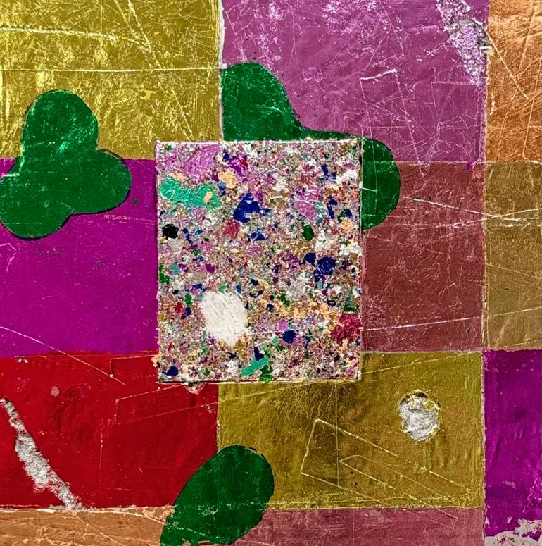 Original Abstract Nature Collage by Larry Graeber