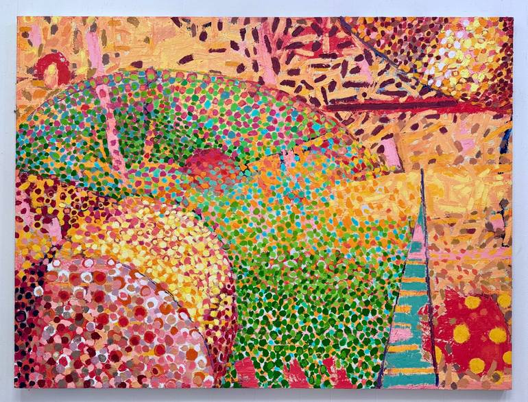 Original Contemporary Abstract Painting by Larry Graeber