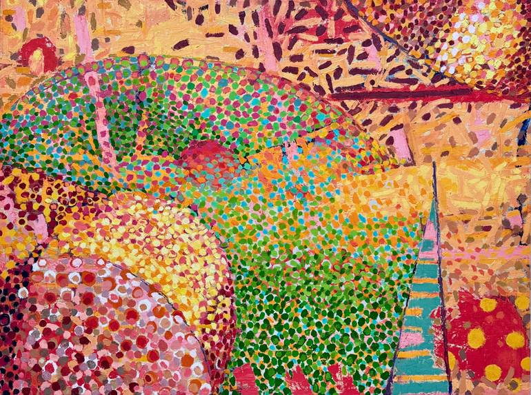 Original Contemporary Abstract Painting by Larry Graeber