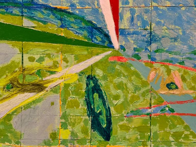 Original Abstract Landscape Painting by Larry Graeber