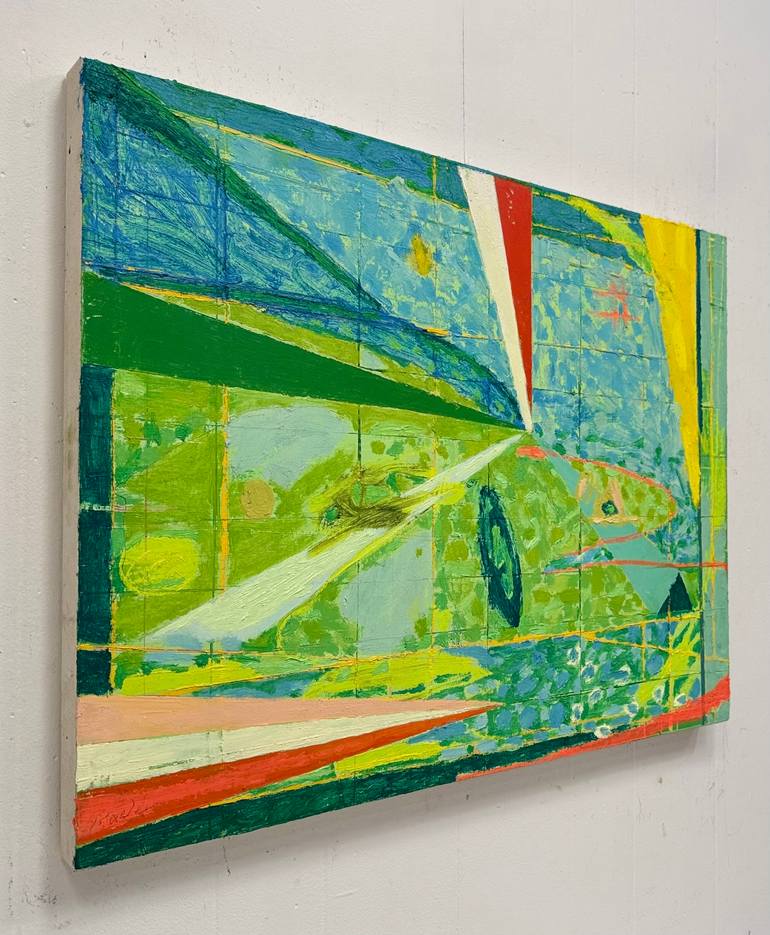 Original Abstract Landscape Painting by Larry Graeber