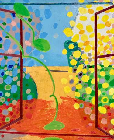 Original Abstract Landscape Painting by Larry Graeber