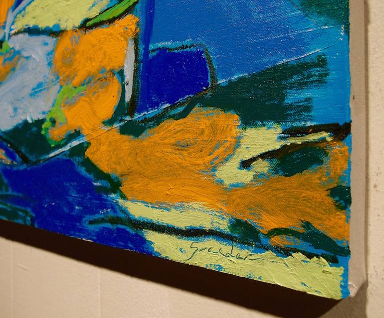 Original Abstract Painting by Larry Graeber