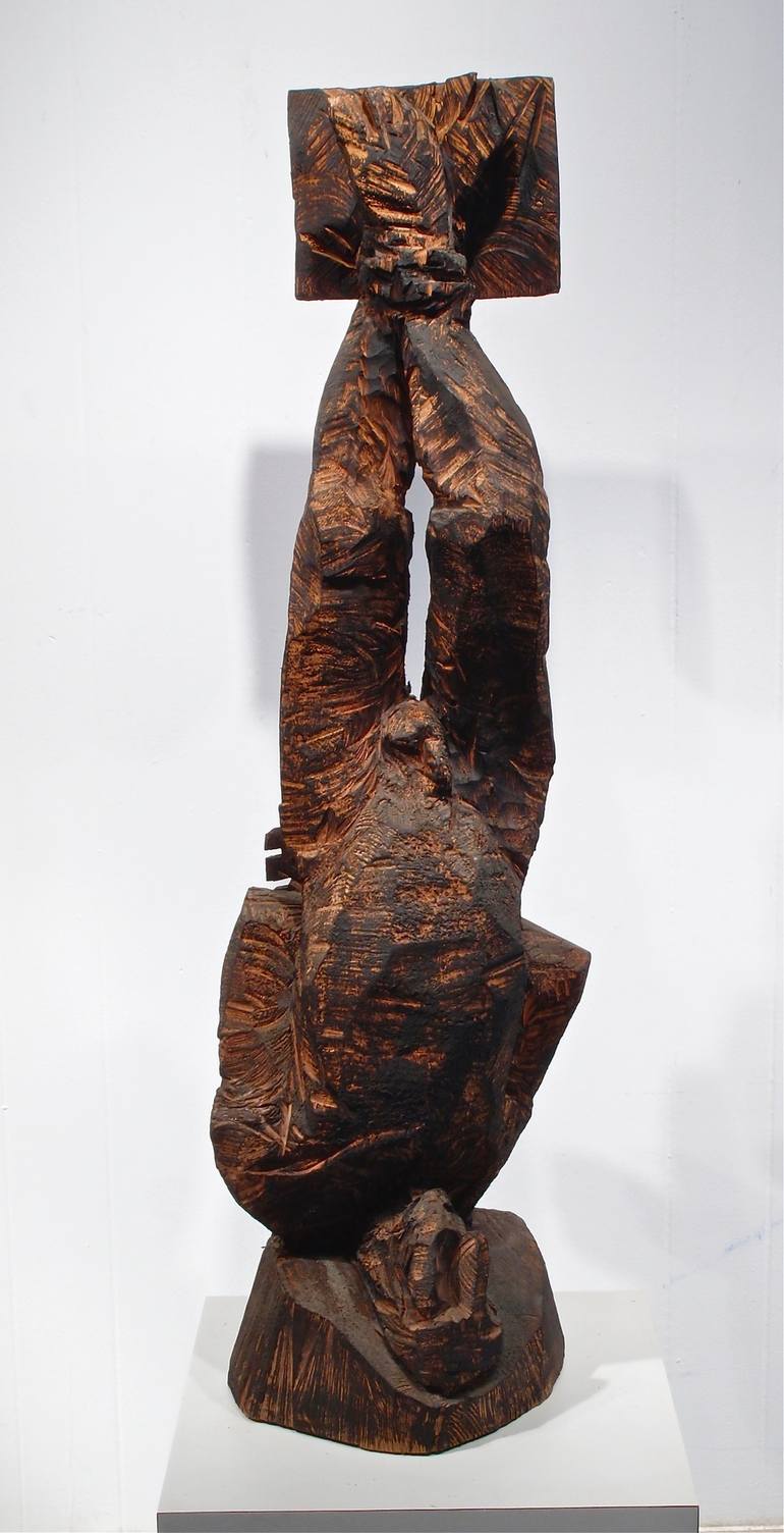 Original Figurative Nude Sculpture by Larry Graeber