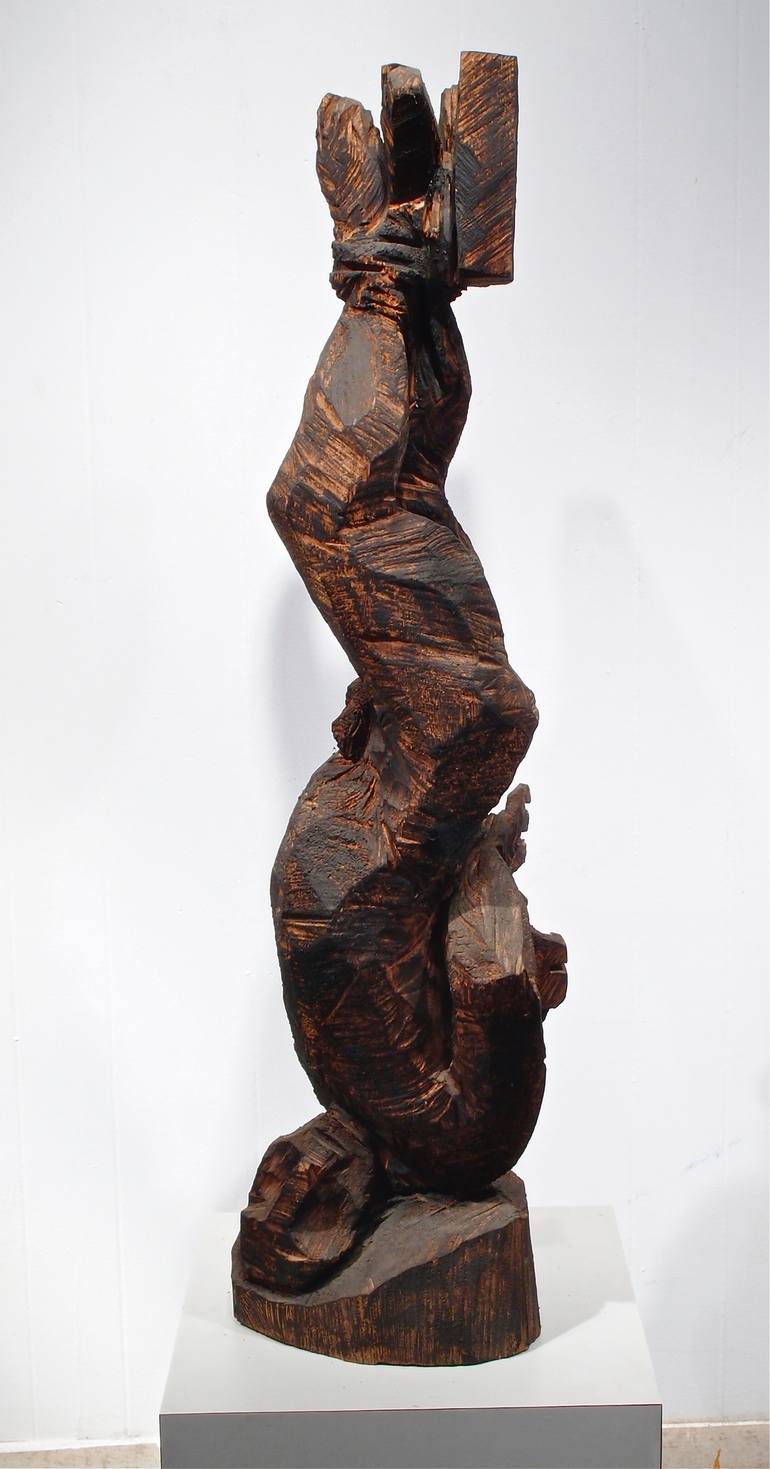 Original Figurative Nude Sculpture by Larry Graeber