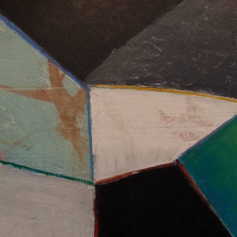 Original Cubism Abstract Painting by Larry Graeber