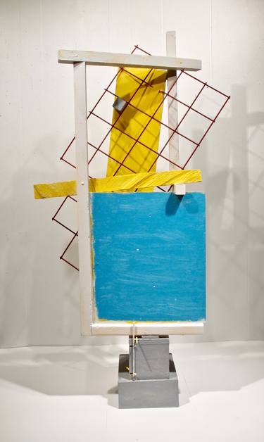 Original Abstract Places Sculpture by Larry Graeber