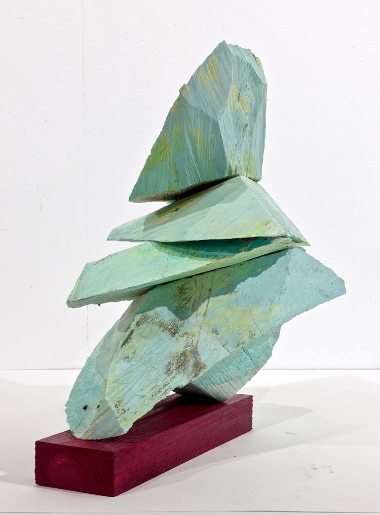 Original Abstract Seascape Sculpture by Larry Graeber