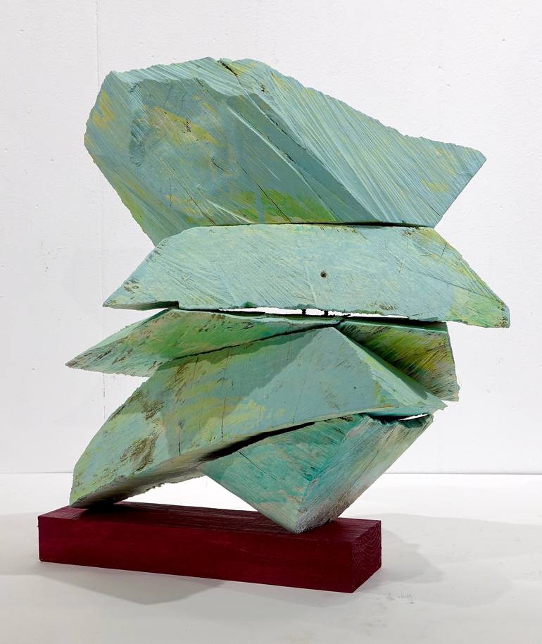 Original Seascape Sculpture by Larry Graeber