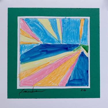 Original Abstract Landscape Drawings by Larry Graeber