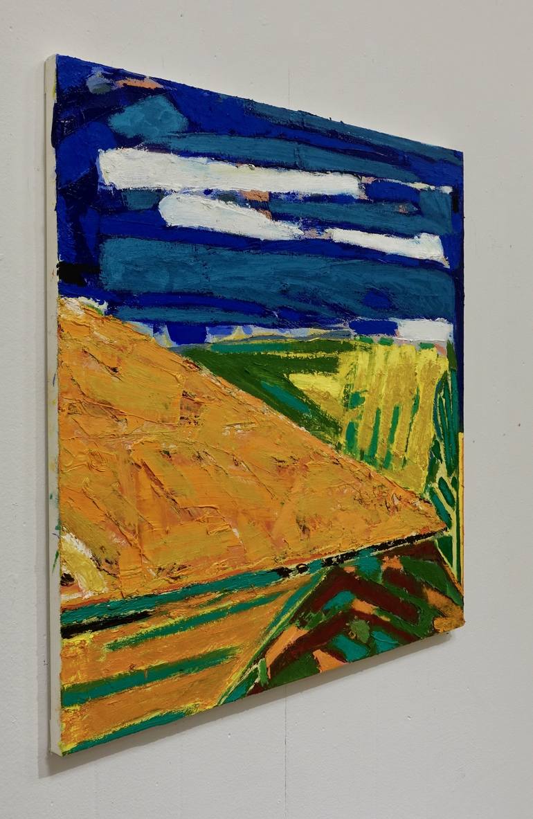 Original Abstract Landscape Painting by Larry Graeber