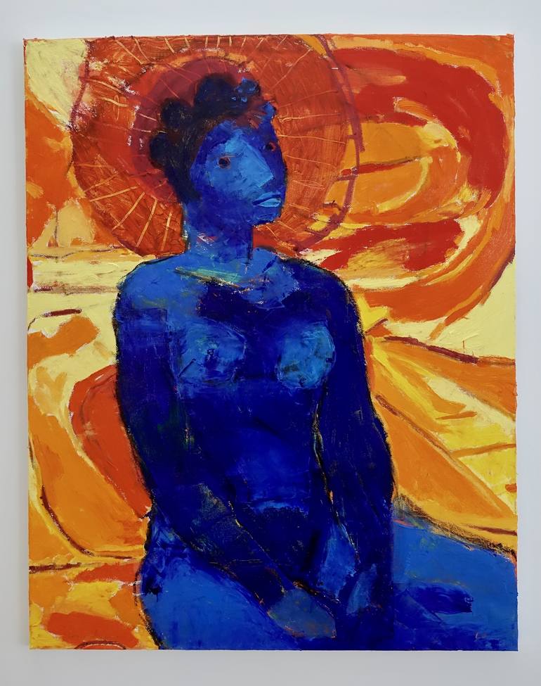 Original Women Painting by Larry Graeber