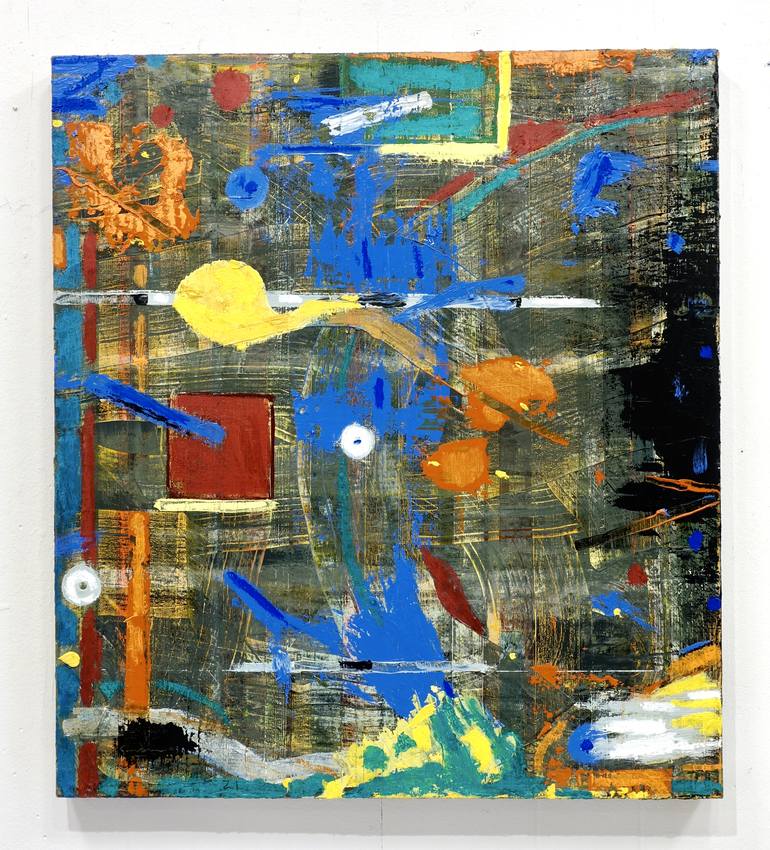 Original Modern Abstract Painting by Larry Graeber